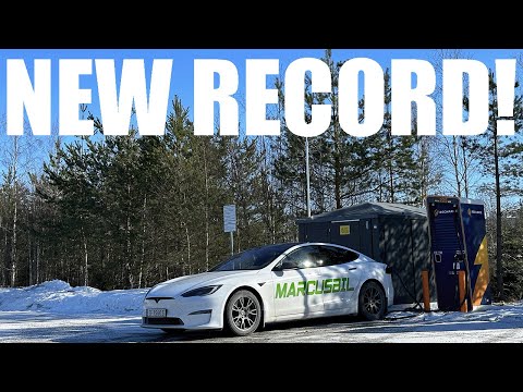 120KPH/75MPH Range Test In NEW Tesla Model S Long Range (2023)