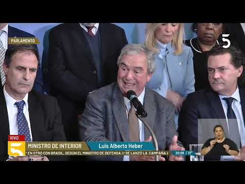 Caso Astesiano | Fragmento de la conferencia de prensa del ministro del Interior, Luis Alberto Heber