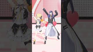 一発撮りでふりた2人でくりてぃかる♡ぷりちー踊ってみた🎶【星川サラ/にじさんじ】#shorts