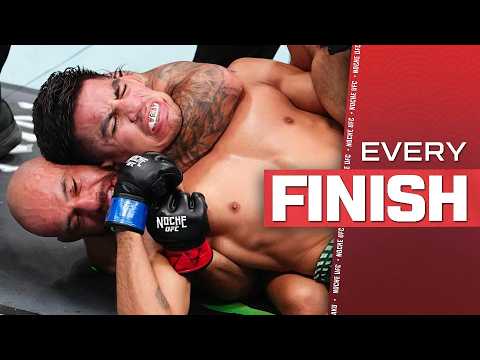 Noche UFC의 모든 피니시 | UFC 하이라이트