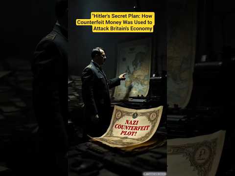 "Hitler's Secret Plan: How Counterfeit Money Was Used to Attack Britain's Economy" #history #facts