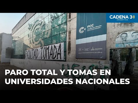 Paro total y tomas en universidades nacionales tras el respaldo al veto | Cadena 3