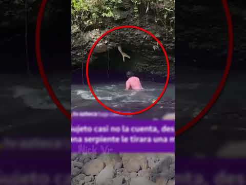 Momento de verdadero terror en el río 😨💀