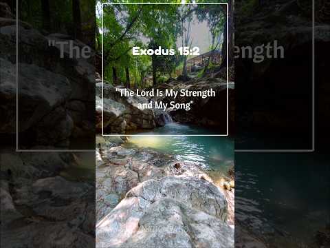The Lord is My Strength and My Song #bibleverse