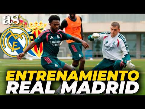 Los MEJORES MOMENTOS <strong>del</strong> entrenamiento <strong>del</strong> REAL MADRID antes <strong>del</strong> VILLARREAL | LALIGA EA SPORTS