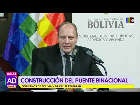 Bolivia y Brasil avanzan en la construcción del puente binacional