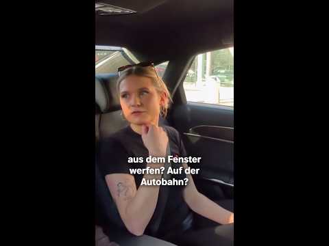 Apfel aus dem Autofenster schmeißen ?! | Kurzstrecke mit Marie Lina Smyrek
