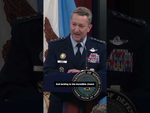 Gen. Caine says moment after strikes gave him chills