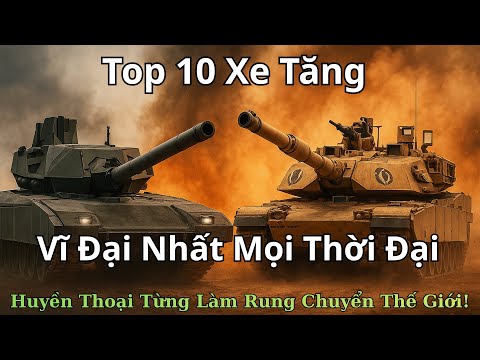 Top 10 Xe Tăng Vĩ Đại Nhất Mọi Thời Đại – Huyền Thoại Từng Làm Rung Chuyển Thế Giới!