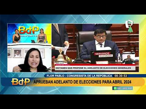 Flor Pablo sobre elecciones en 2024: una fecha que no hace felices a todos, pero es un primer paso