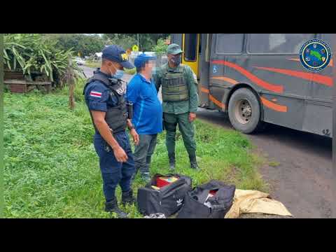 Policía en Costa Rica detienen a nicaragüense con más de 32 mil unidades de pólvora