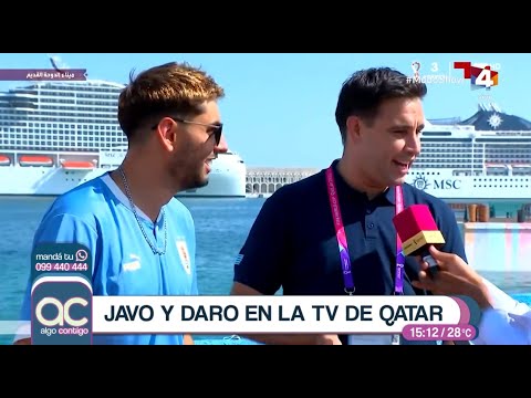 Algo Contigo - Daro y Javo entrevistados en la tv de Qatar