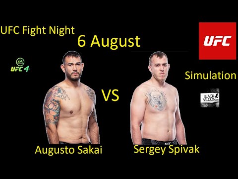 Аугусто Сакаи против Сергея Спивака БОЙ В UFC 4/ UFC FIGHT NIGHT