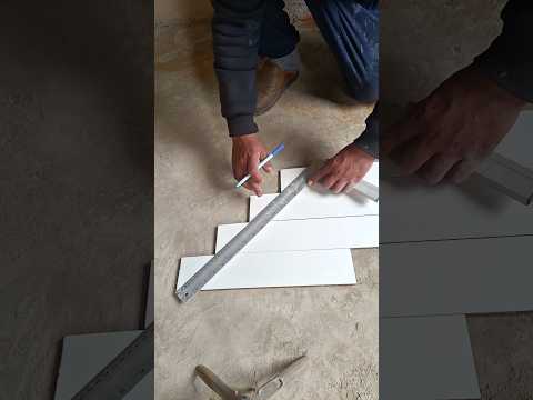 The secret technicians won't tell you for creating a perfect right angle for ceramic tiles