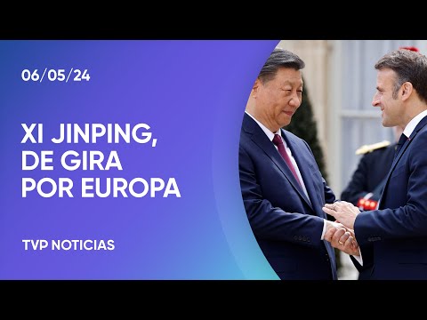 Encuentro entre Xi Jinping y Macron