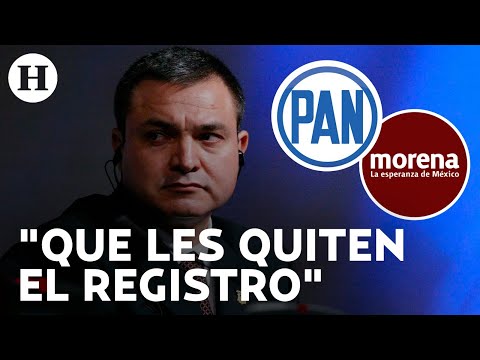 Morena pide al INE cancelar registro del PAN, los acusan de delincuentes tras juicio de García Luna