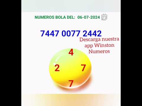 Numeros para hoy 6 de julio