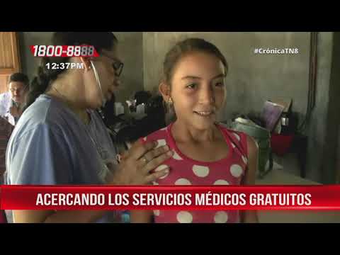 Nicaragua: Familias de San Rafael del Sur reciben atención gratuita en ferias de salud