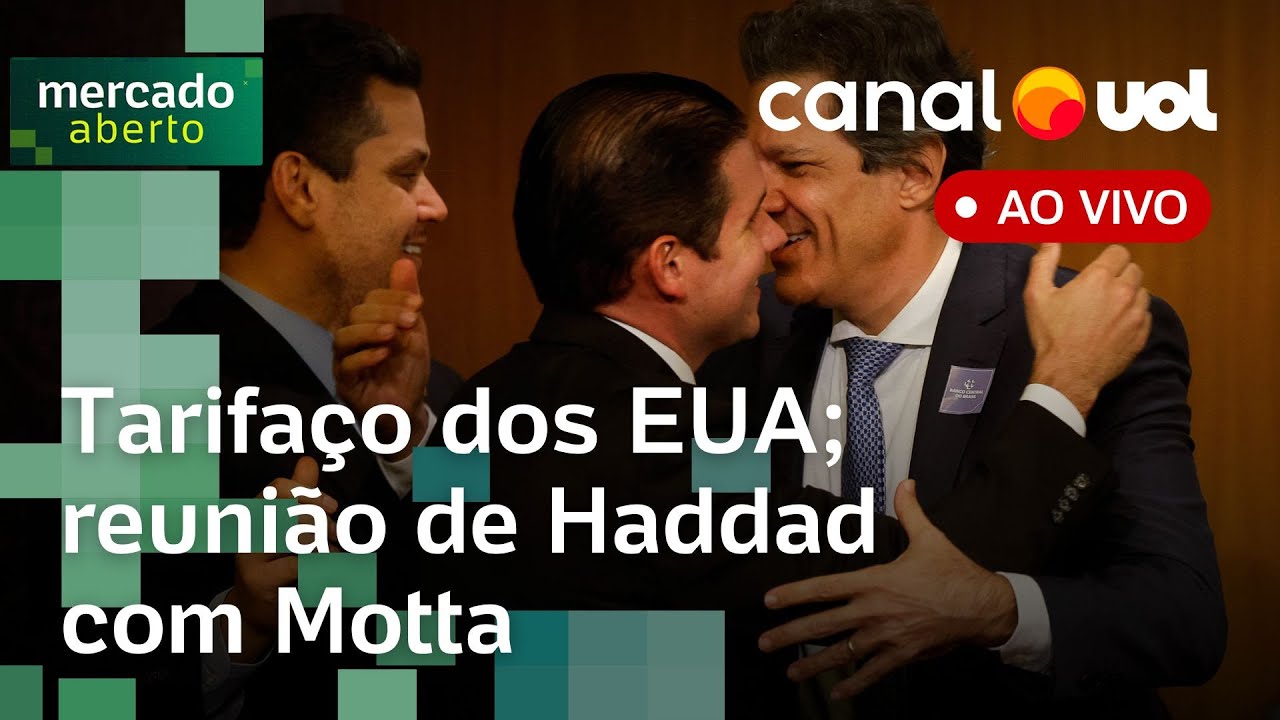 Trump volta a defender Bolsonaro; tarifaço dos EUA; Haddad se reúne com Motta e cotações do dia