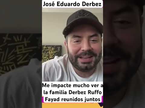 José Eduardo Derbez no podia  creer que estaba viendo toda la familia Derbez Ruffo juntos histórico