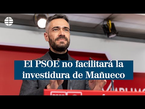 El PSOE no facilitará la investidura de Mañueco