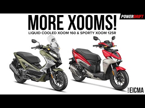 Hero Adds Xoom 160 & Xoom 125R to its lineup | First Look | EICMA 2023 on PowerDrift
