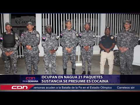 Ocupan en Nagua 21 paquetes sustancia se presume es cocaína