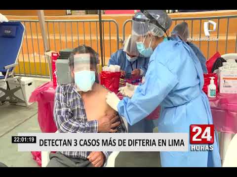 Detectan 3 casos más de difteria en Lima