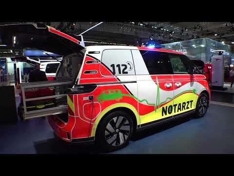 The new 2023 Volkaswagen ID BUZZ Ambulance Notarzt