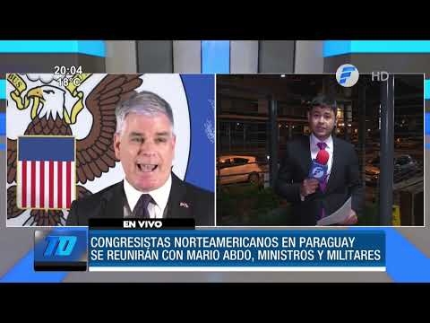 Congresistas norteamericanos están en Paraguay