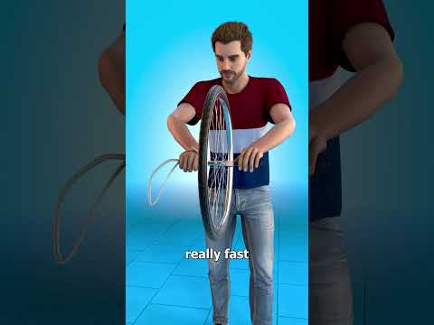 How A Spinning Wheel Defies Gravity 🤔