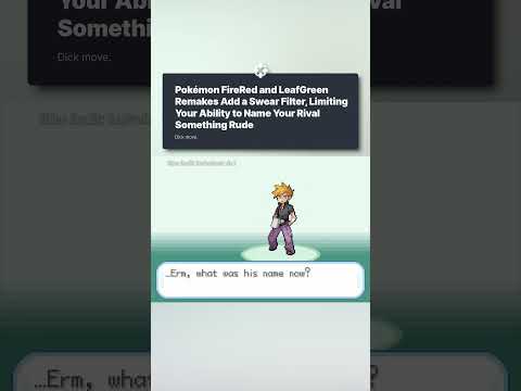 Your Pokemon rival can't be named ASS anymore