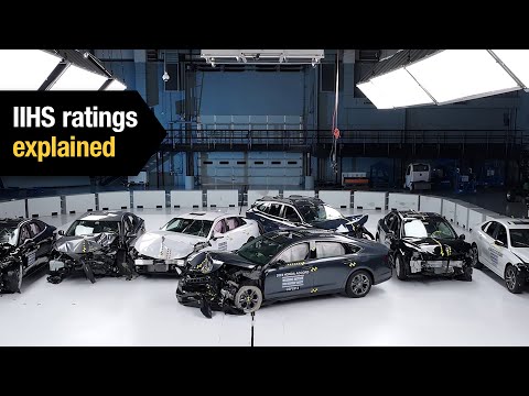 Updated moderate overlap front IIHS ratings explained for midsize cars