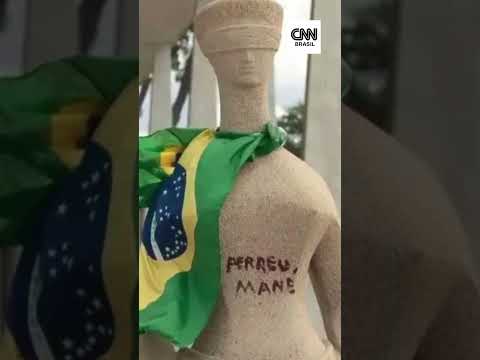 ​STF tem maioria para condenar mulher que escreveu “perdeu mané” em estátua