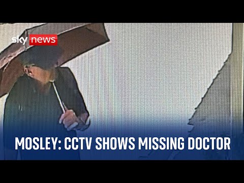 New CCTV images show last sighting of missing TV doctor