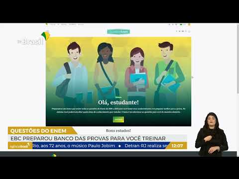 SP | EBC tem plataforma que ajuda nos estudos para o Enem