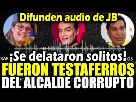 ¡Se delató! Difunden Audio de Jorge Benavides y exalcalde corrupto Burgos, sobre compra de depa