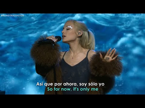 Ariana Grande - we can’t be friends (wait for your love) // Lyrics + Español // Live on SNL