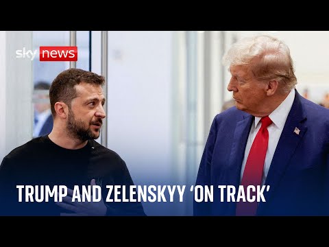 'We are very much on track,' Trump says after 'very good' call with Zelenskyy