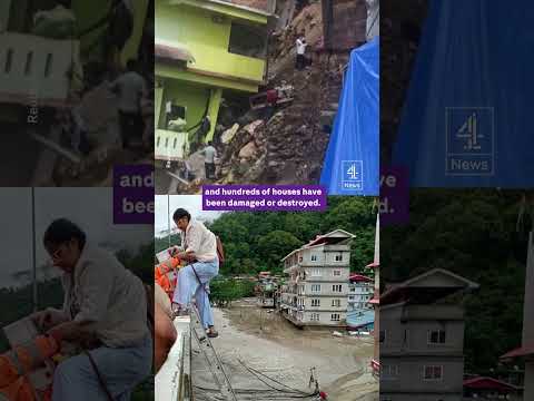 102 people missing after flood in Sikkim, India