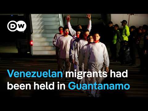 200 Venezuelan migrants who came to US arrive back home | DW News