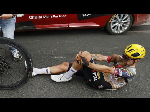 Tour de France 2022 : un cycliste chute, se déboîte l’épaule… et se la remet en place tout seul