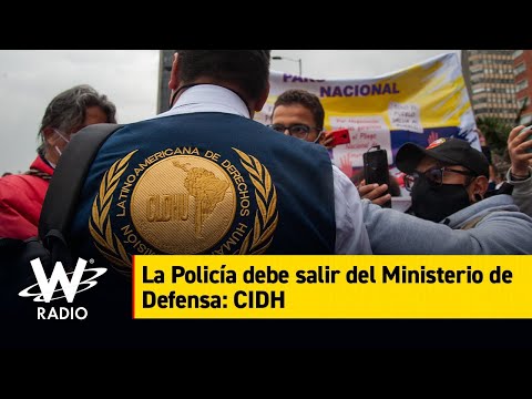 La Policía debe salir del Ministerio de Defensa: CIDH