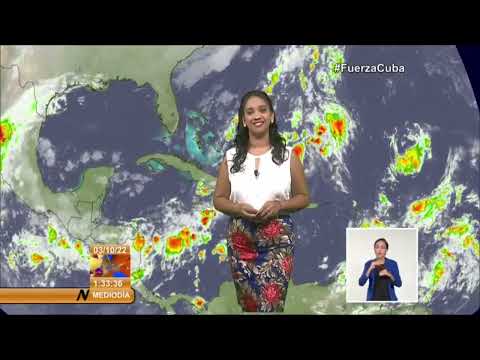 Actualización meteorológica de Cuba: algunas lluvias en la región oriental