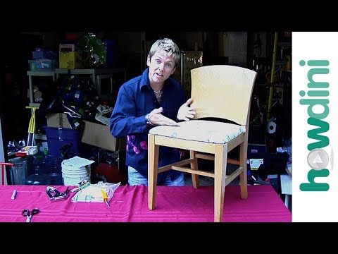 How To Reupholster a Seat Pad : How-To : DIY Network