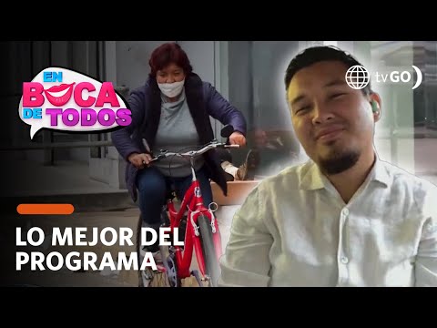 En Boca de Todos: El Chino salió a regalar bicicletas (HOY)