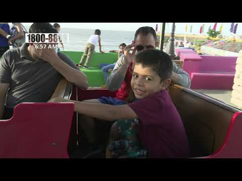Familias visitan el Puerto Salvador Allende este fin de semana - Nicaragua