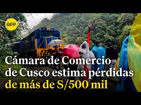 Cámara de Comercio de Cusco advierte más de S/ 500 mil por protestas