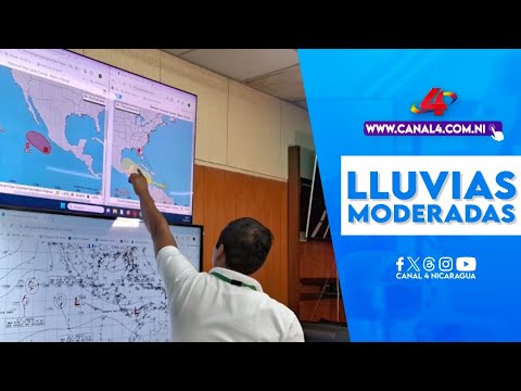 Esta semana se esperan lluvias moderadas en Nicaragua por ingreso de nueva onda tropical