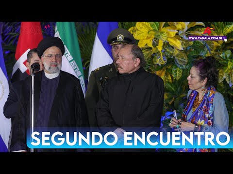 Presidente Daniel y Compañera Rosario sostienen segundo encuentro con el Presidente de Irán